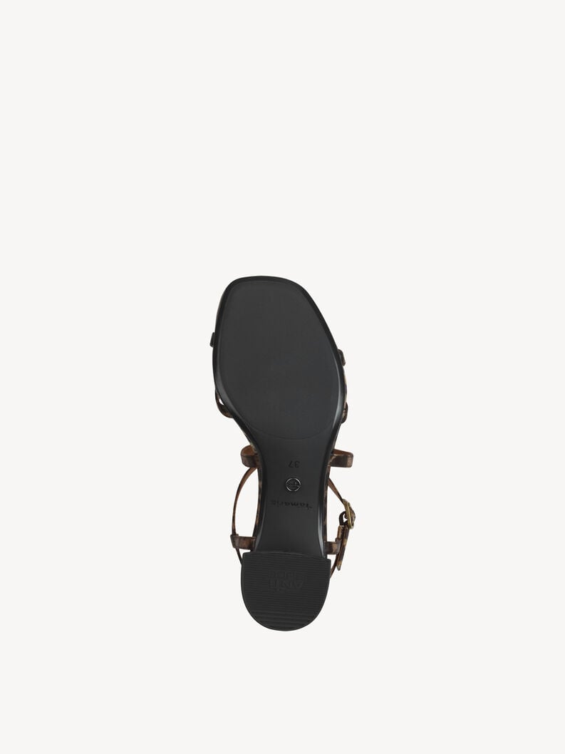 sandalo con tacco - marrone 1-28204-42-360 compra tamaris sandali online