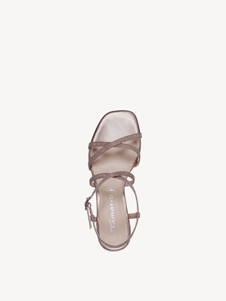 sandalo con tacco - rosa 1-28204-42-586 compra tamaris sandali online