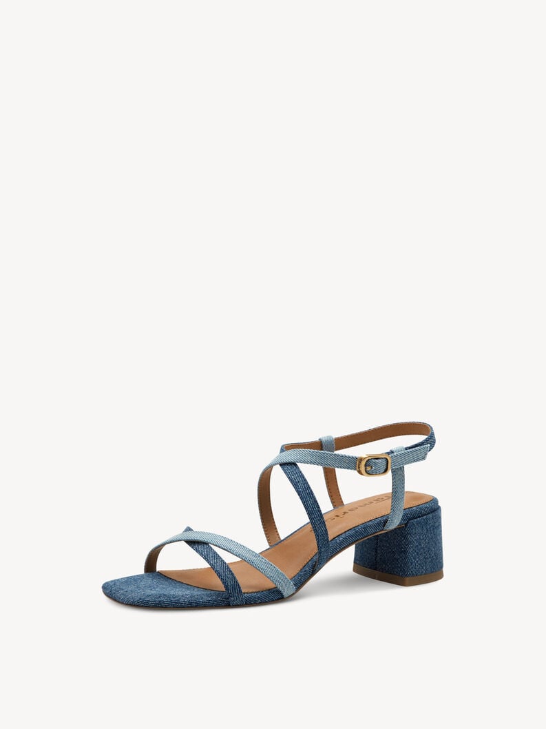 sandalo con tacco - blu 1-28204-42-804 compra tamaris sandali online