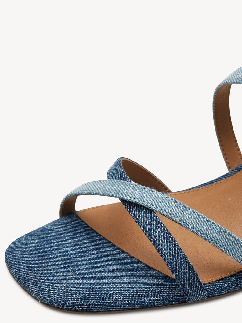 sandalo con tacco - blu 1-28204-42-804 compra tamaris sandali online