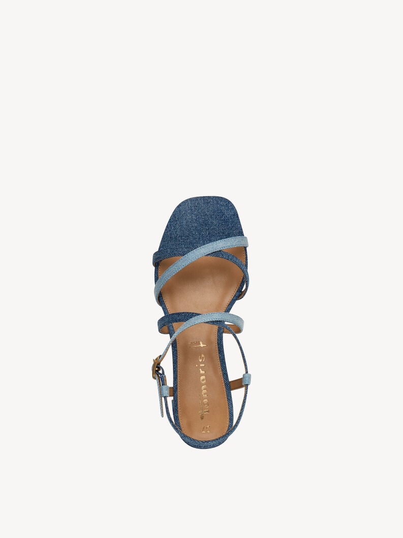 sandalo con tacco - blu 1-28204-42-804 compra tamaris sandali online