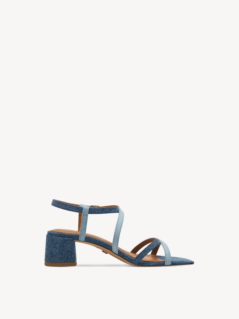 sandalo con tacco - blu 1-28204-42-804 compra tamaris sandali online