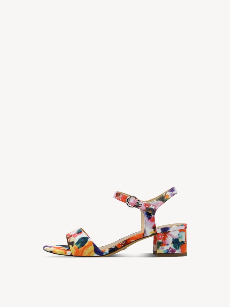 sandalo con tacco - arancio 1-28208-44-608 compra tamaris sandali online