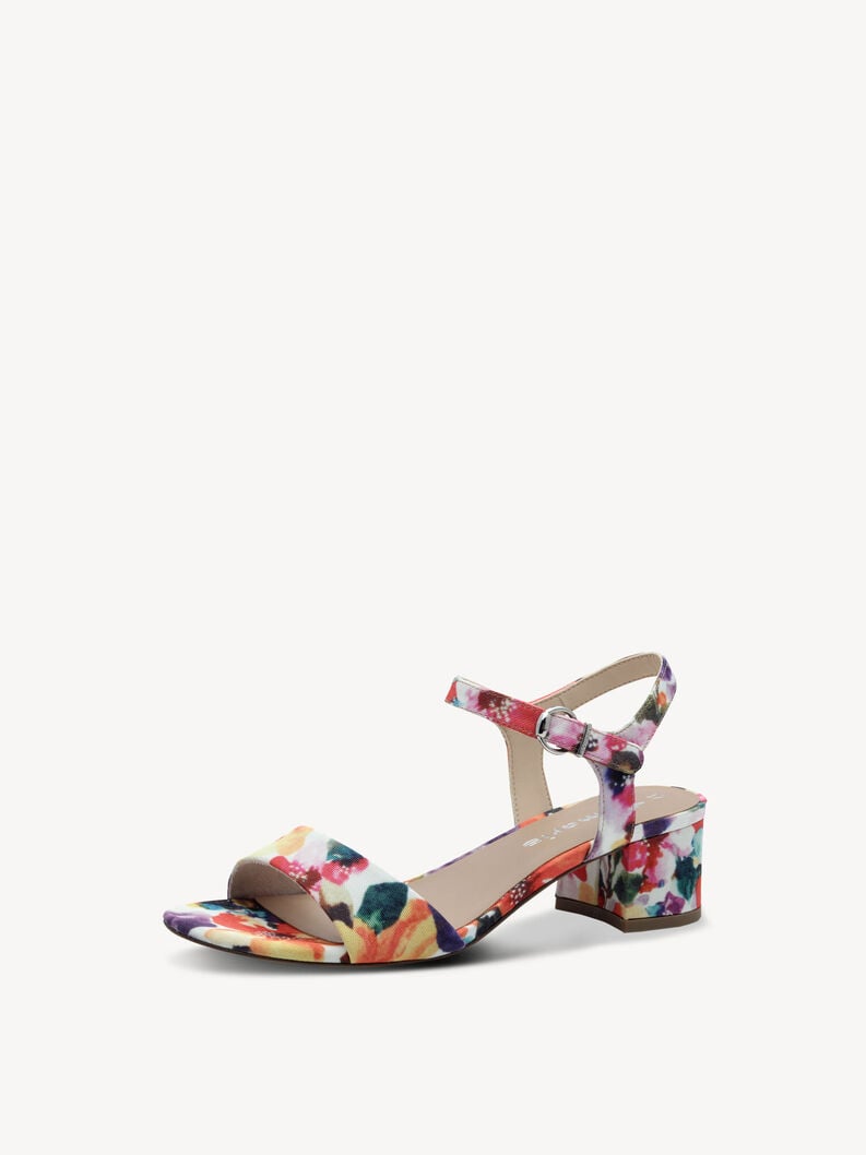sandalo con tacco - arancio 1-28208-44-608 compra tamaris sandali online