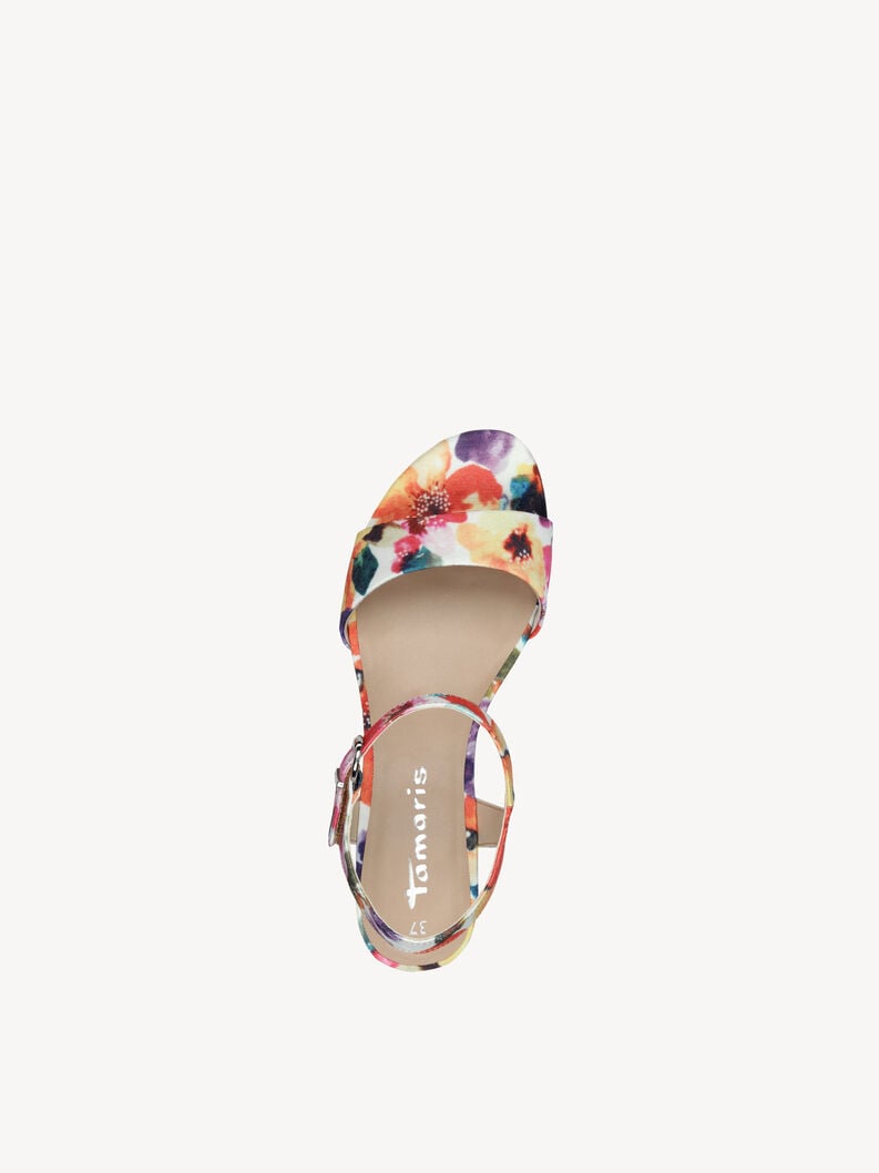 sandalo con tacco - arancio 1-28208-44-608 compra tamaris sandali online