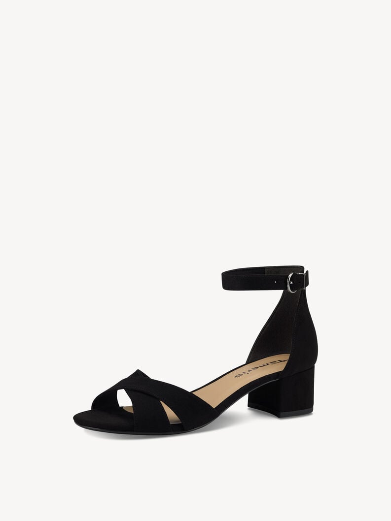 sandalo con tacco - nero 1-28226-42-001 compra tamaris sandali online