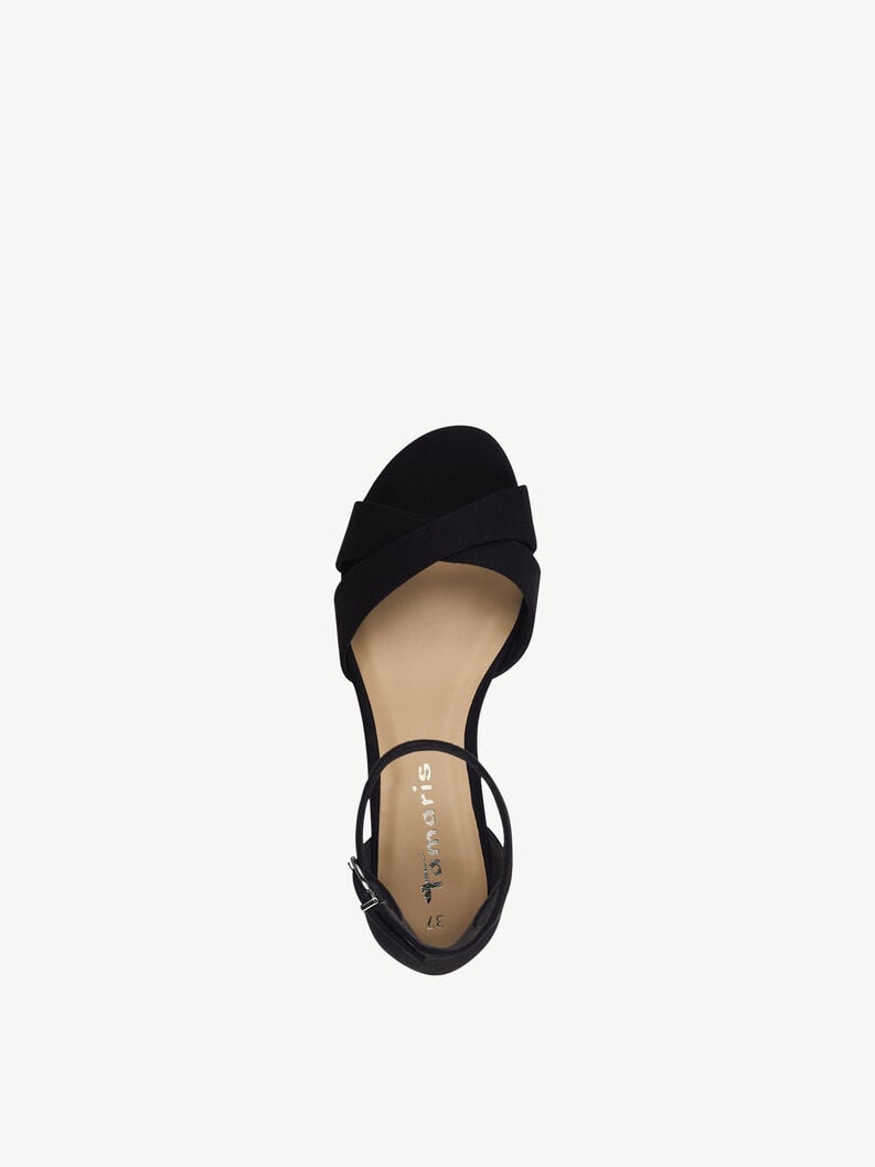 sandalo con tacco - nero 1-28226-42-001 compra tamaris sandali online