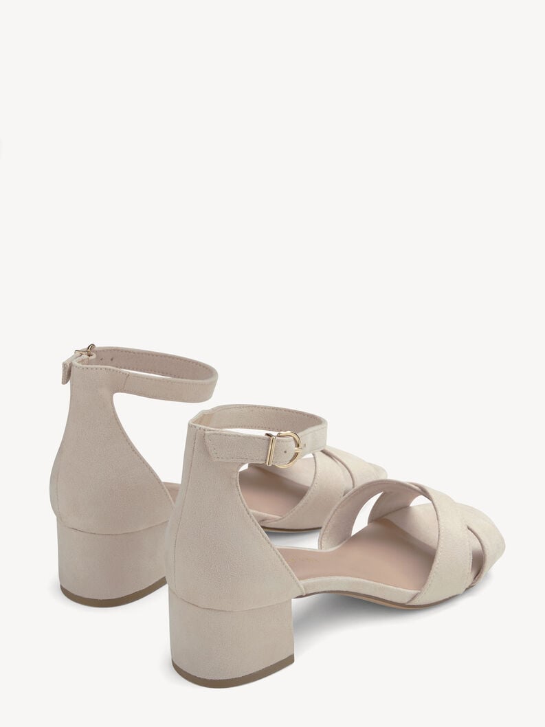 sandalo con tacco - beige 1-28226-42-418 compra tamaris sandali online