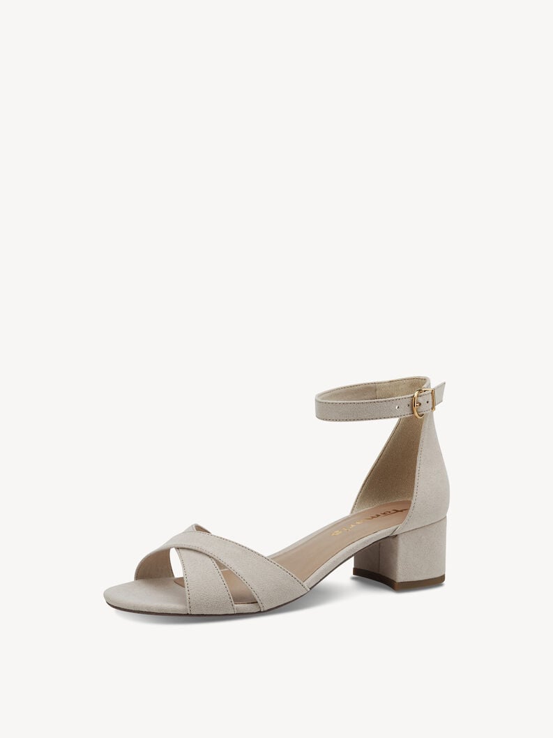 sandalo con tacco - beige 1-28226-42-418 compra tamaris sandali online