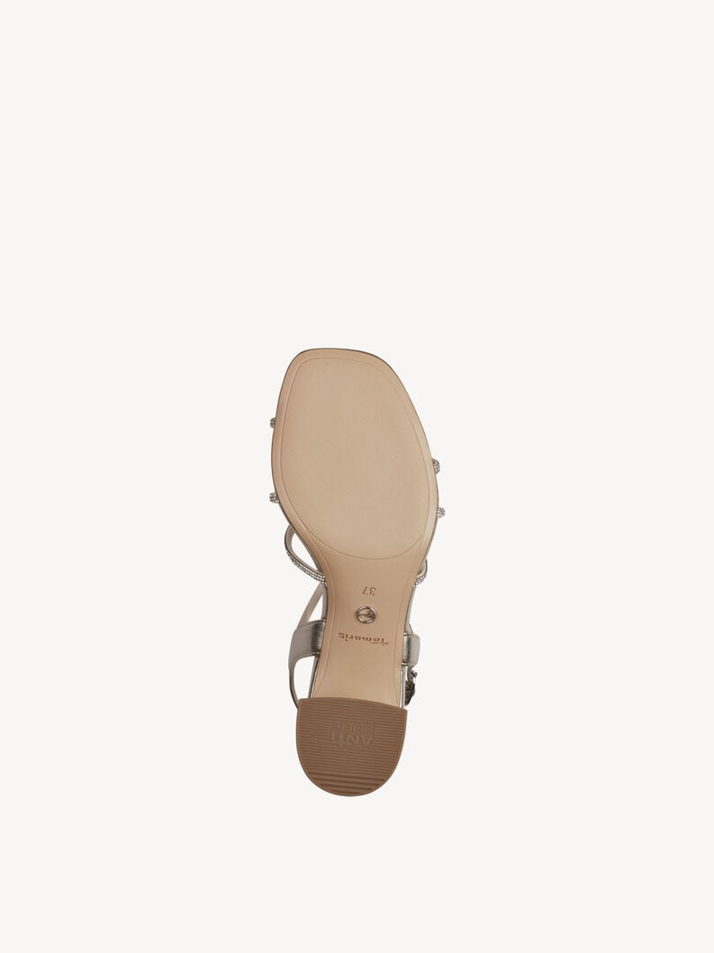 sandalo con tacco - oro 1-28236-42-933 compra tamaris sandali online