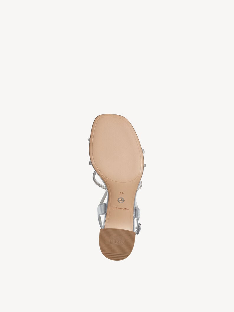 sandalo con tacco - argento 1-28236-42-941 compra tamaris sandali online