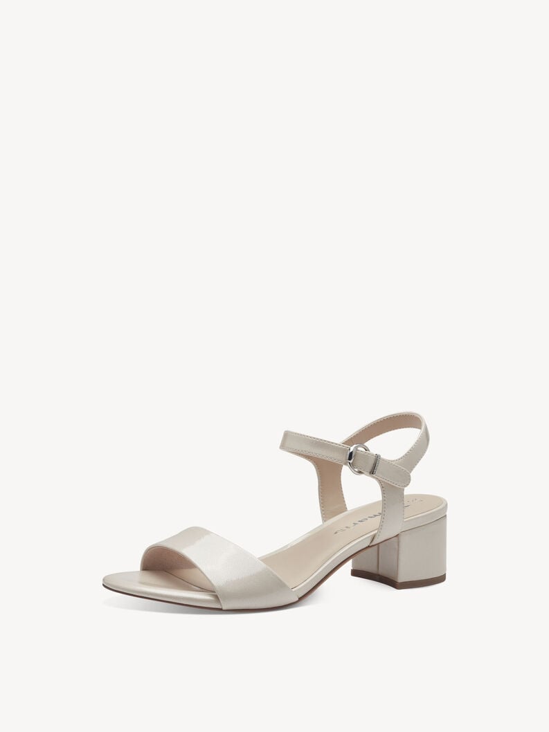 sandalo con tacco - beige 1-28249-42-179 compra tamaris sandali online