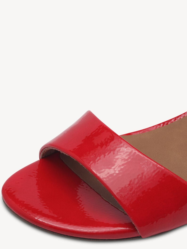 sandalo con tacco - rosso 1-28249-42-524 compra tamaris sandali online