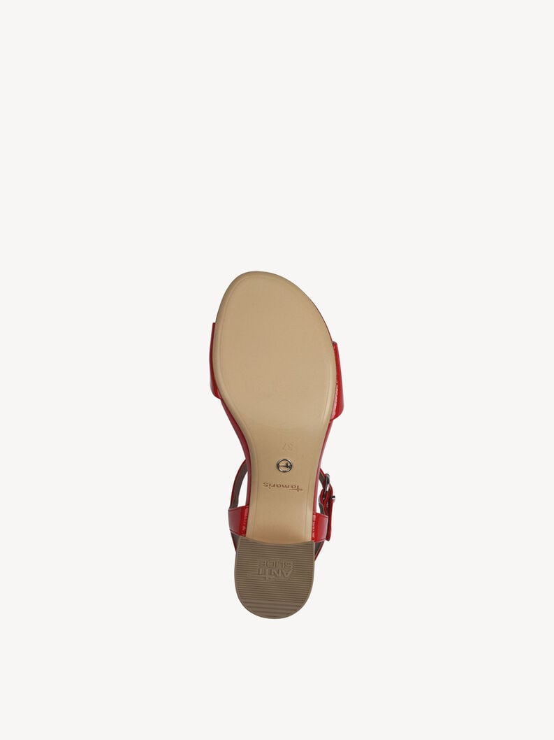 sandalo con tacco - rosso 1-28249-42-524 compra tamaris sandali online