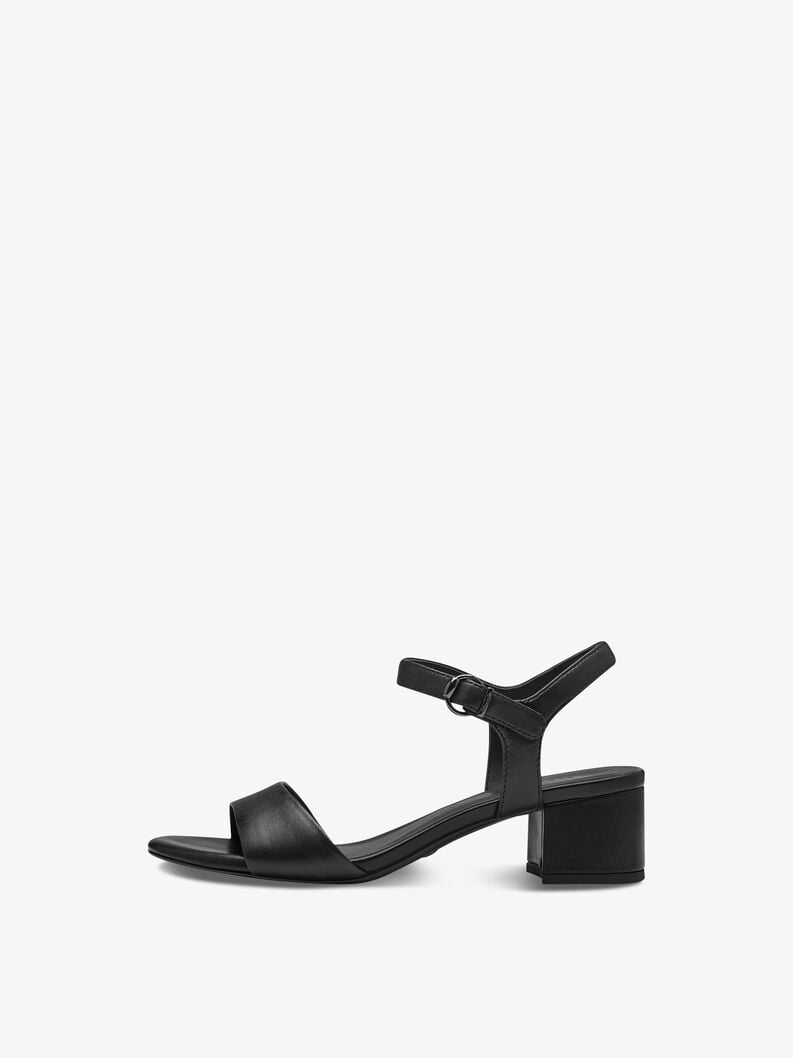 in pelle sandalo con tacco - nero 1-28250-42-001 compra tamaris sandali online