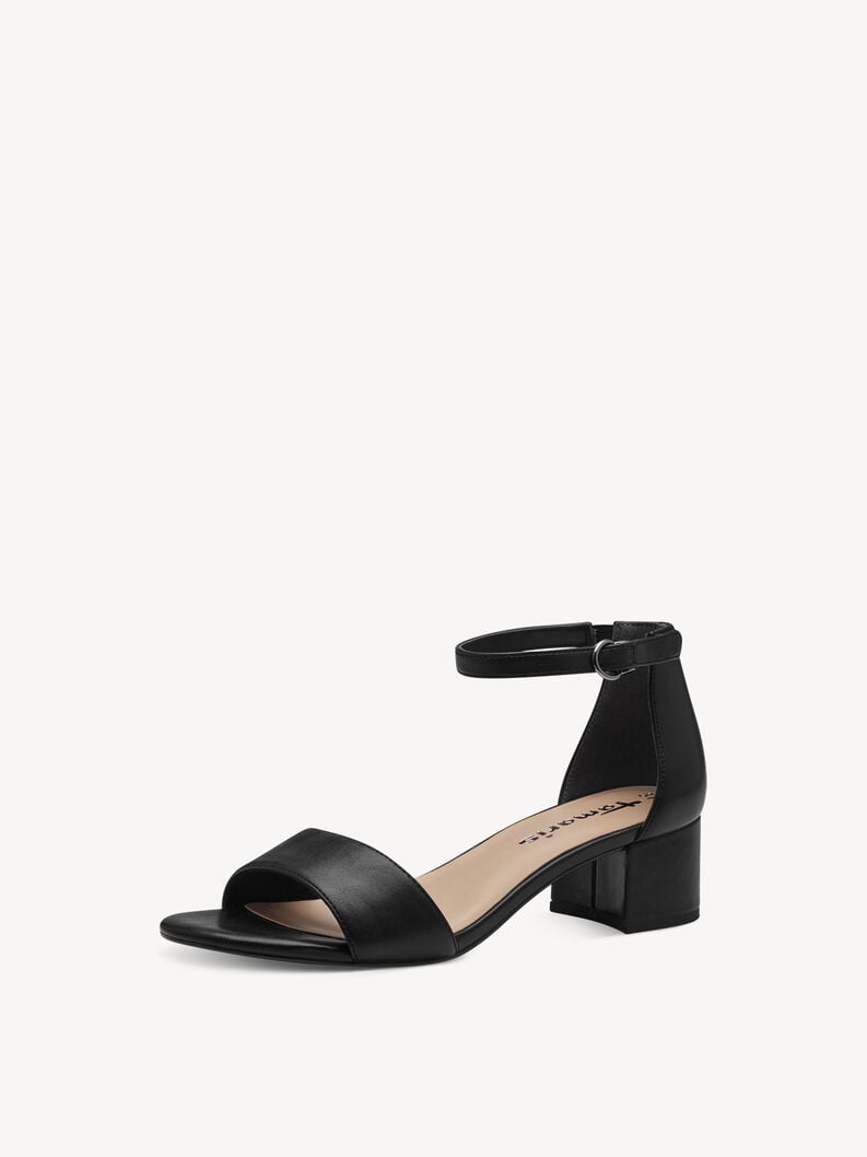 sandalo con tacco - nero 1-28295-42-020 compra tamaris sandali online