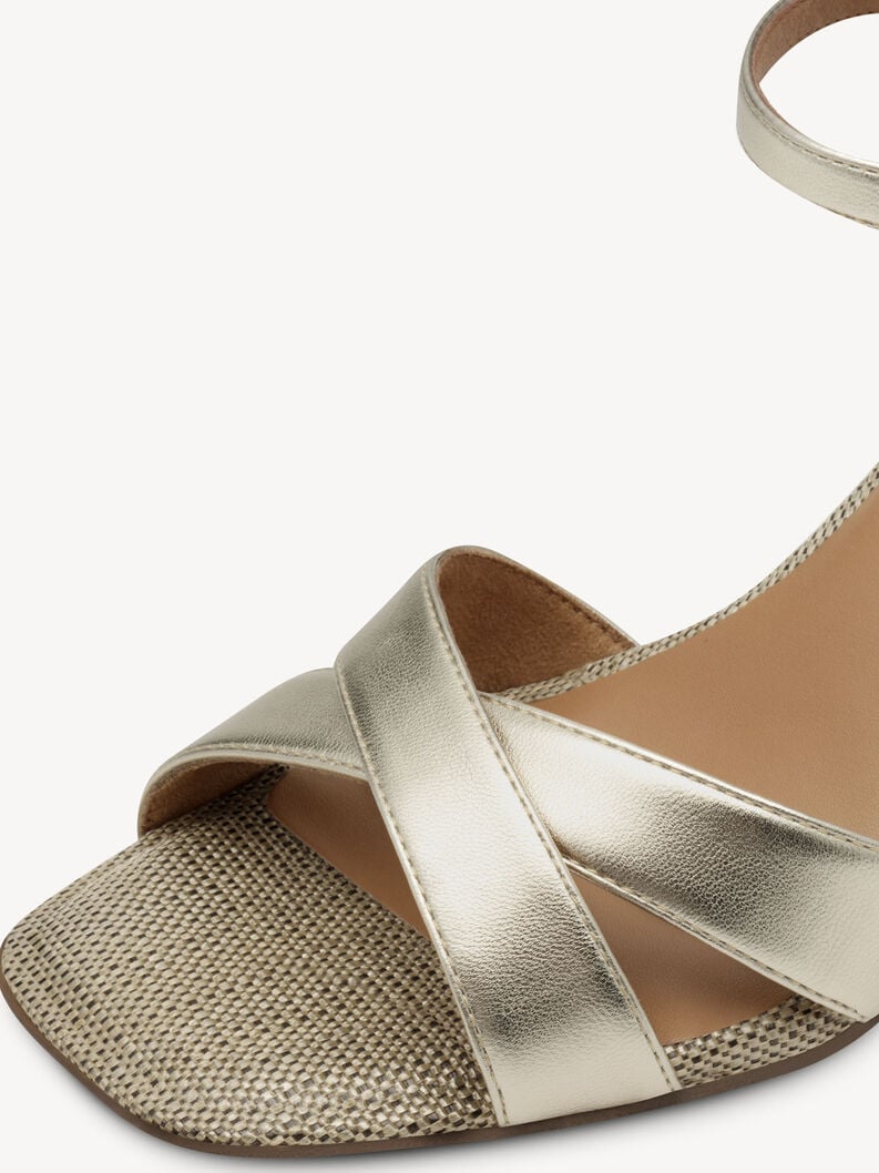 sandalo con tacco - oro 1-28320-44-933 compra tamaris sandali online