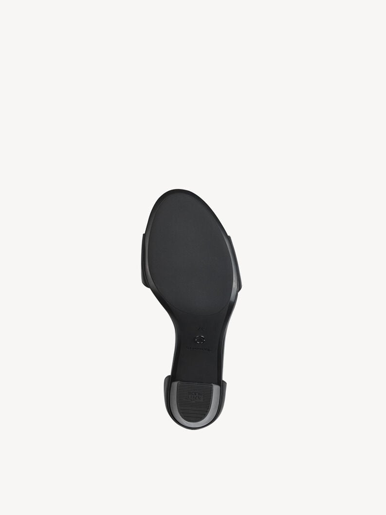 in pelle sandalo con tacco - nero 1-28326-42-001 compra tamaris sandali online