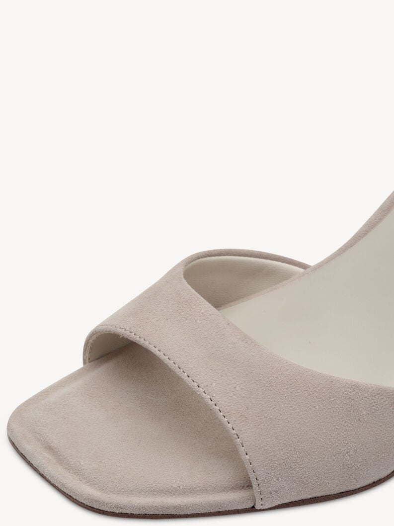 in pelle sandalo con tacco - grigio 1-28340-44-200 compra tamaris sandali online