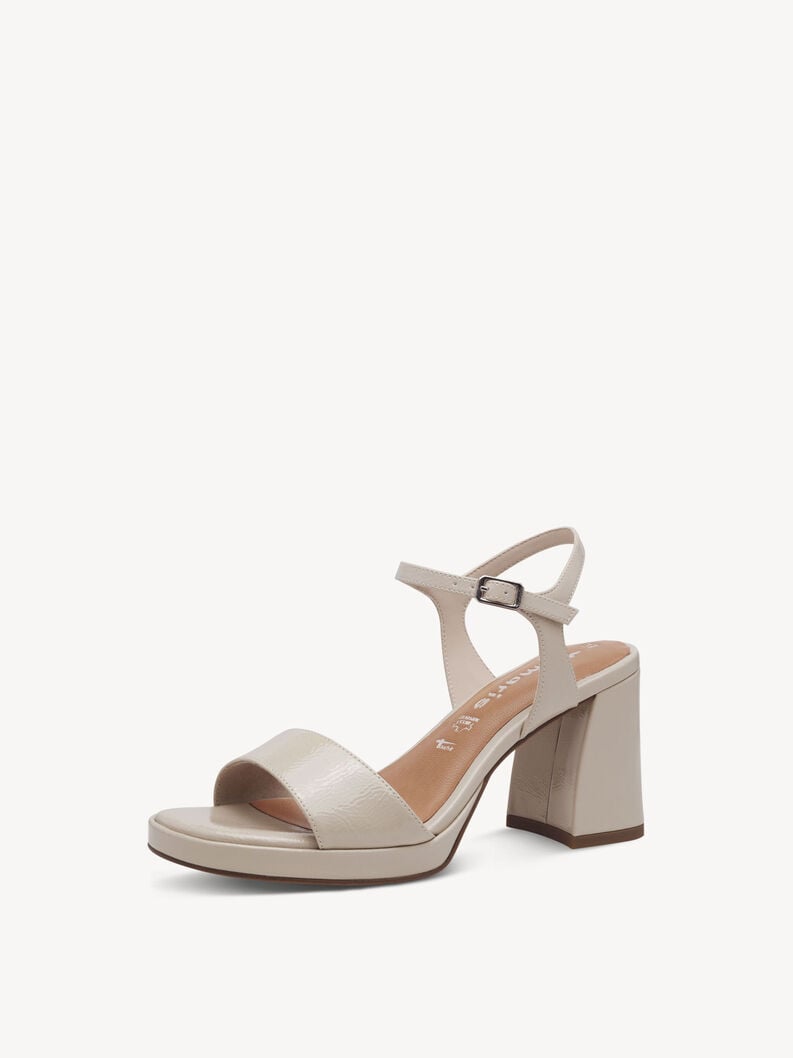 sandalo con tacco - beige 1-28342-44-432 compra tamaris sandali online