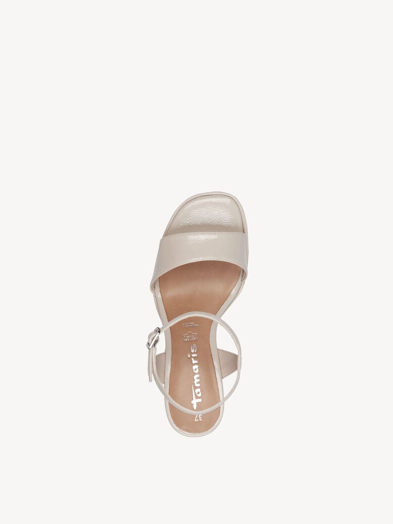 sandalo con tacco - beige 1-28342-44-432 compra tamaris sandali online