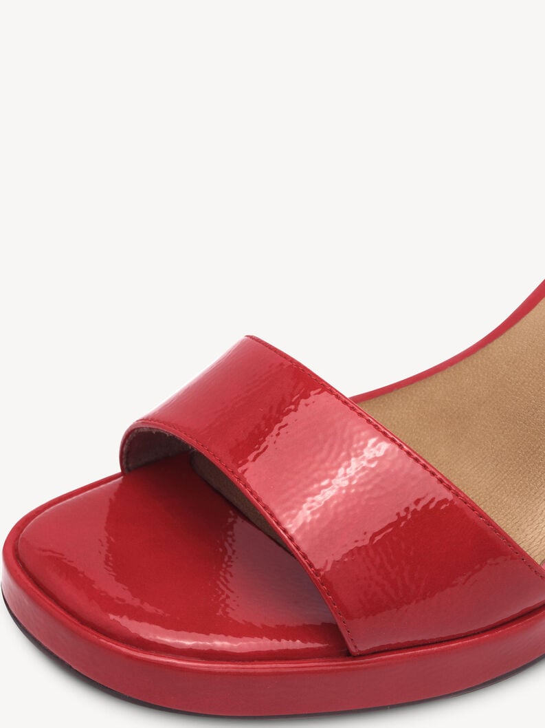 sandalo con tacco - rosso 1-28342-44-524 compra tamaris sandali online