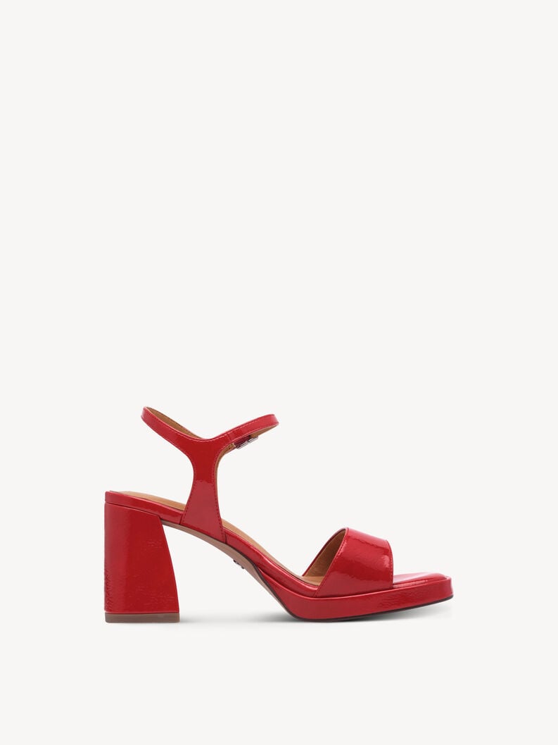 sandalo con tacco - rosso 1-28342-44-524 compra tamaris sandali online