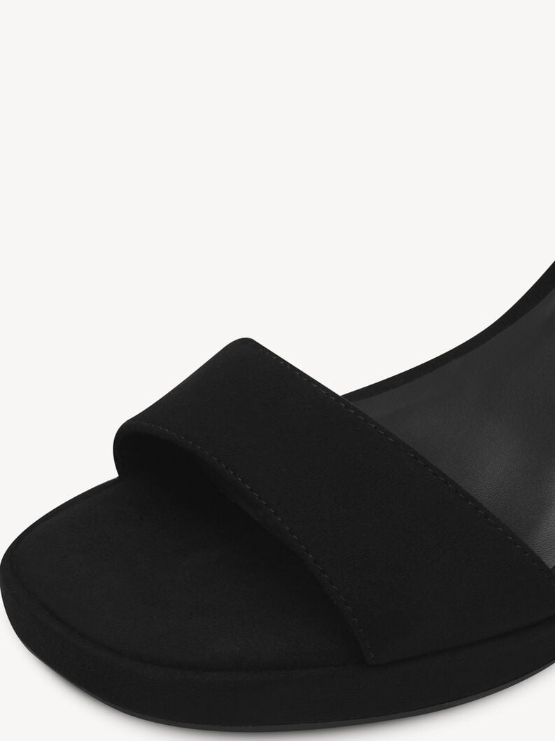 sandalo con tacco - nero 1-28343-44-001 compra tamaris sandali online
