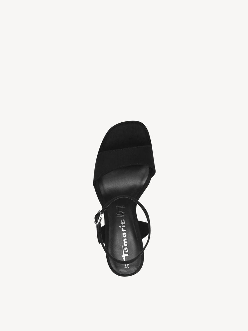 sandalo con tacco - nero 1-28343-44-001 compra tamaris sandali online