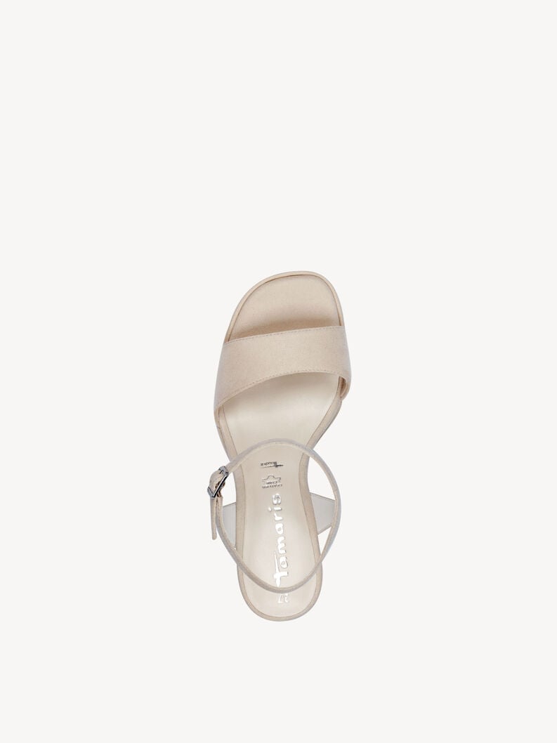 sandalo con tacco - beige 1-28343-44-251 compra tamaris sandali online