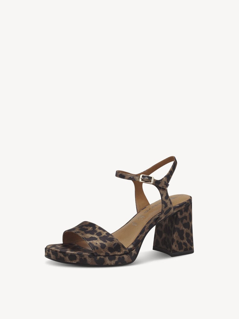 sandalo con tacco - marrone 1-28343-44-360 compra tamaris sandali online