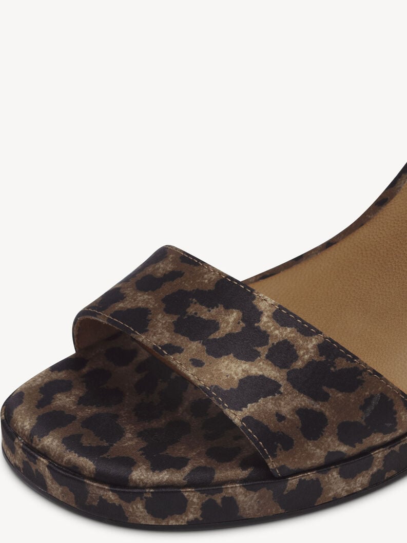 sandalo con tacco - marrone 1-28343-44-360 compra tamaris sandali online