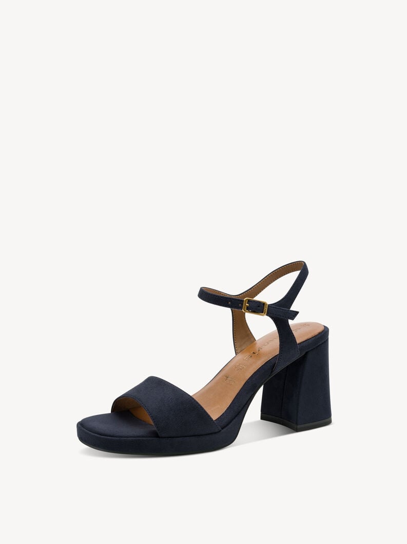 sandalo con tacco - blu 1-28343-44-805 compra tamaris sandali online