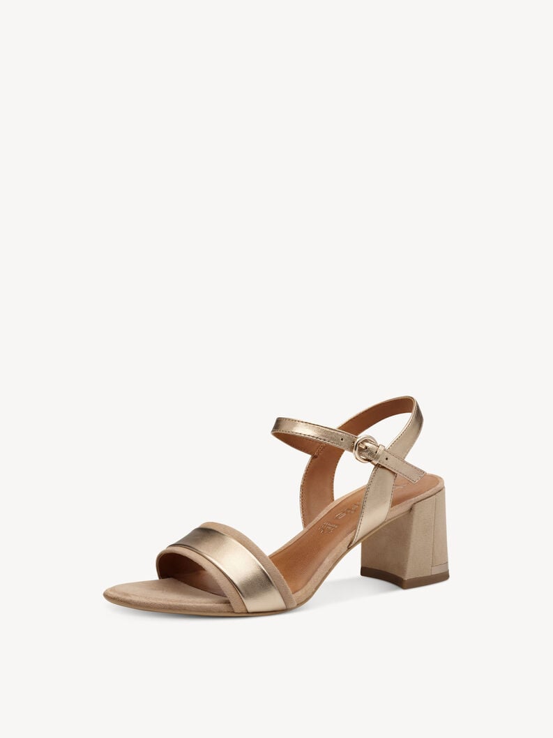 sandalo con tacco - beige 1-28344-44-445 compra tamaris sandali online