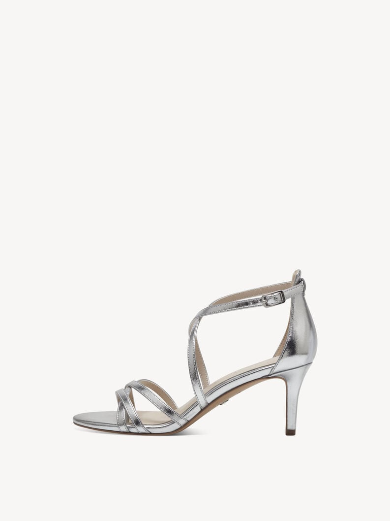 sandalo con tacco - argento 1-28348-42-941 compra tamaris sandali online
