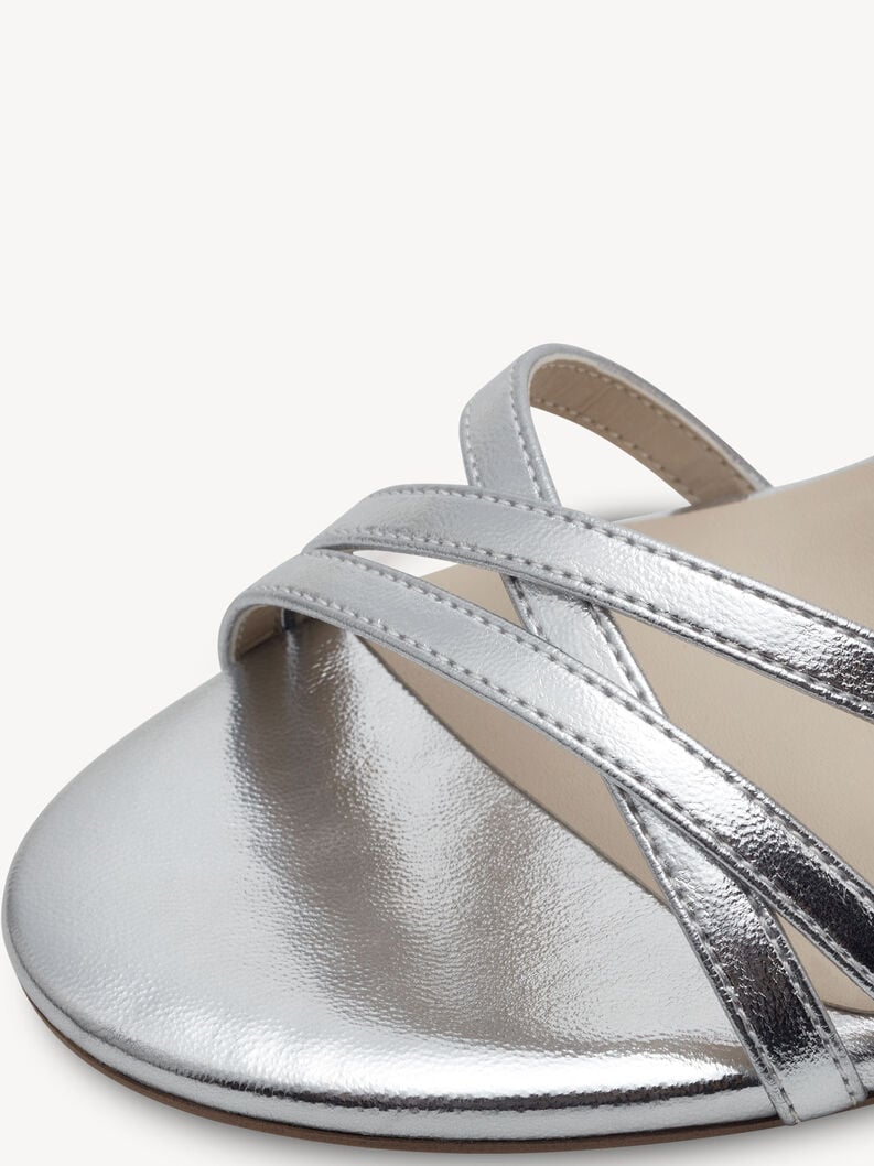 sandalo con tacco - argento 1-28348-42-941 compra tamaris sandali online