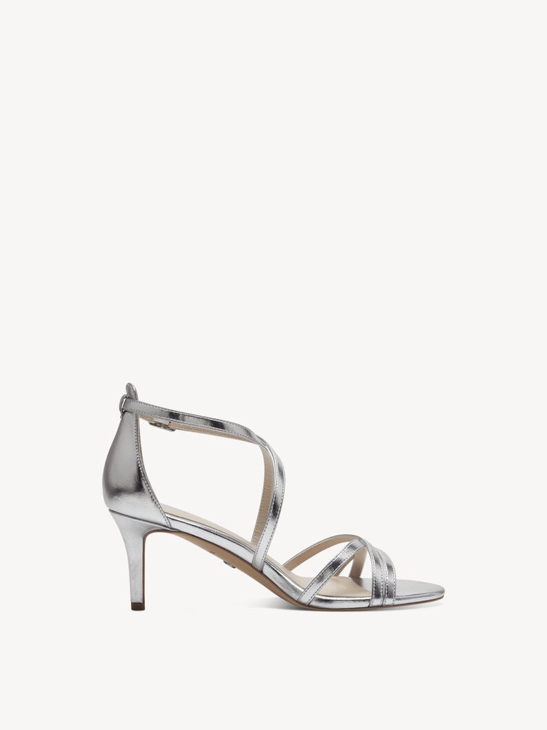sandalo con tacco - argento 1-28348-42-941 compra tamaris sandali online