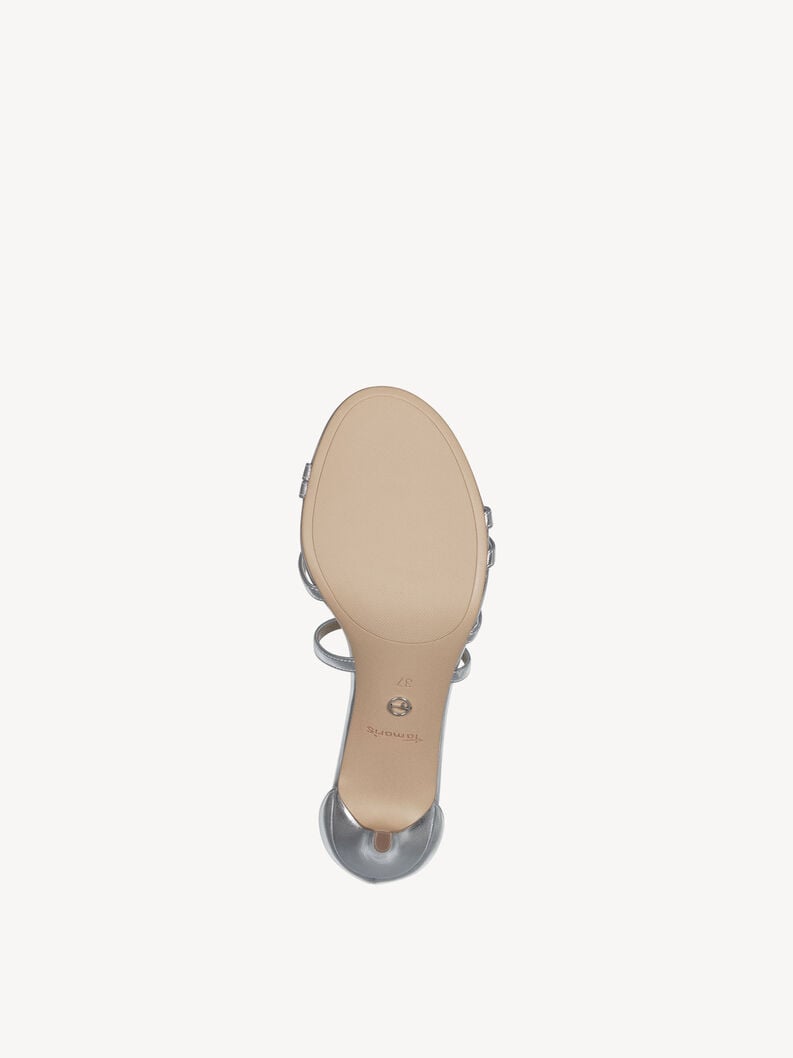 sandalo con tacco - argento 1-28348-42-941 compra tamaris sandali online