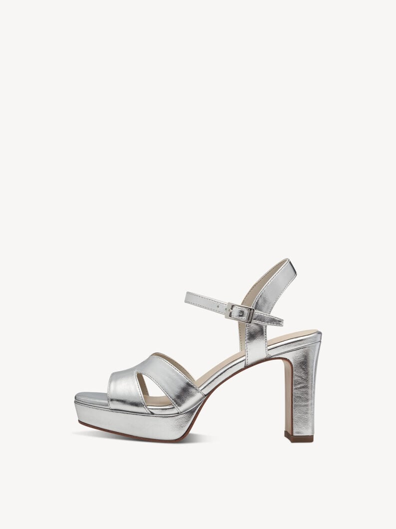 sandalo con tacco - argento 1-28349-42-941 compra tamaris sandali online
