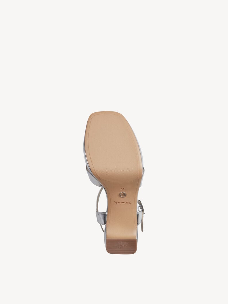 sandalo con tacco - argento 1-28349-42-941 compra tamaris sandali online