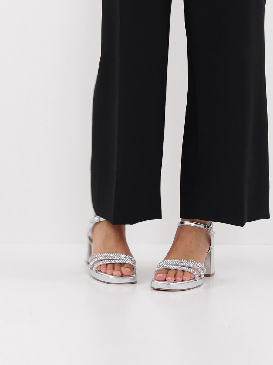 sandalo con tacco - argento 1-28355-44-919 compra tamaris sandali online