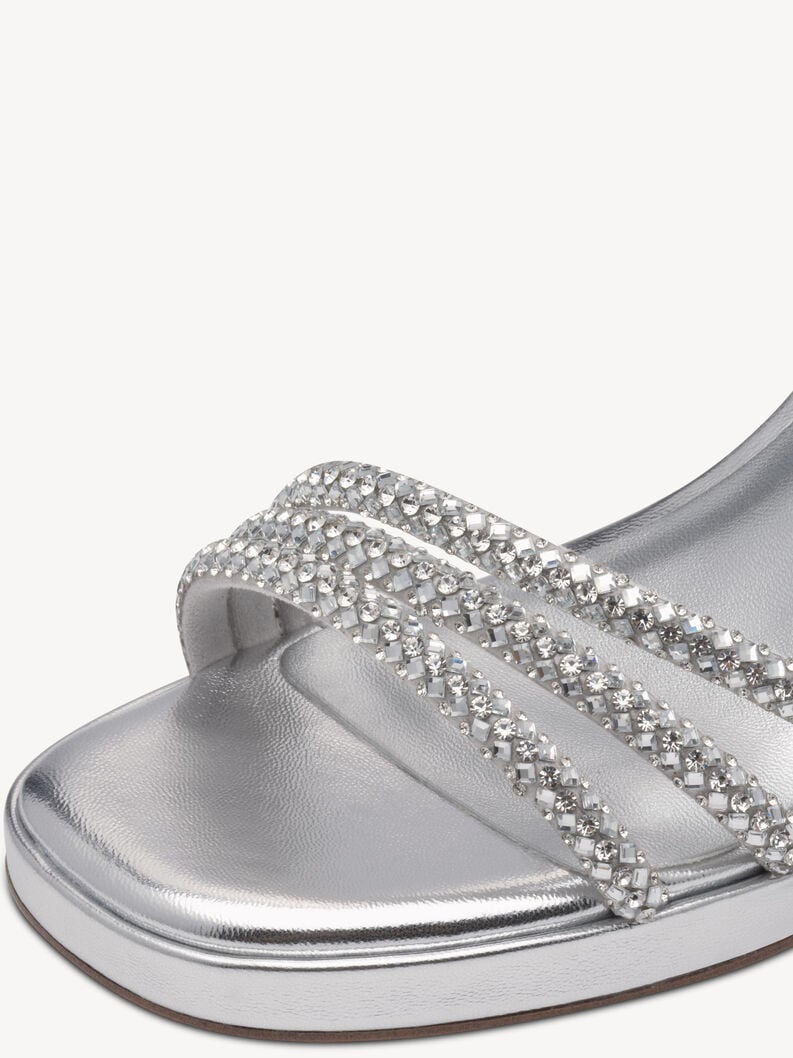sandalo con tacco - argento 1-28355-44-919 compra tamaris sandali online