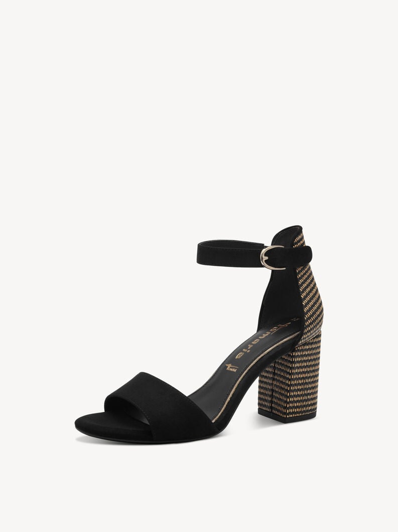 sandalo con tacco - nero 1-28356-42-0c8 compra tamaris sandali online
