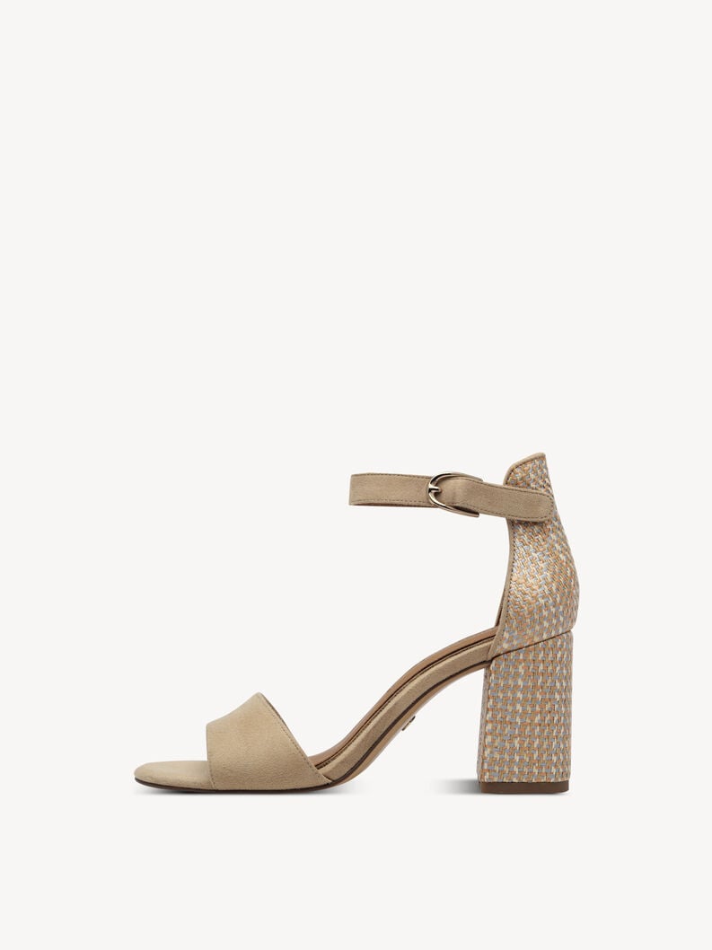 sandalo con tacco - beige 1-28356-42-445 compra tamaris sandali online