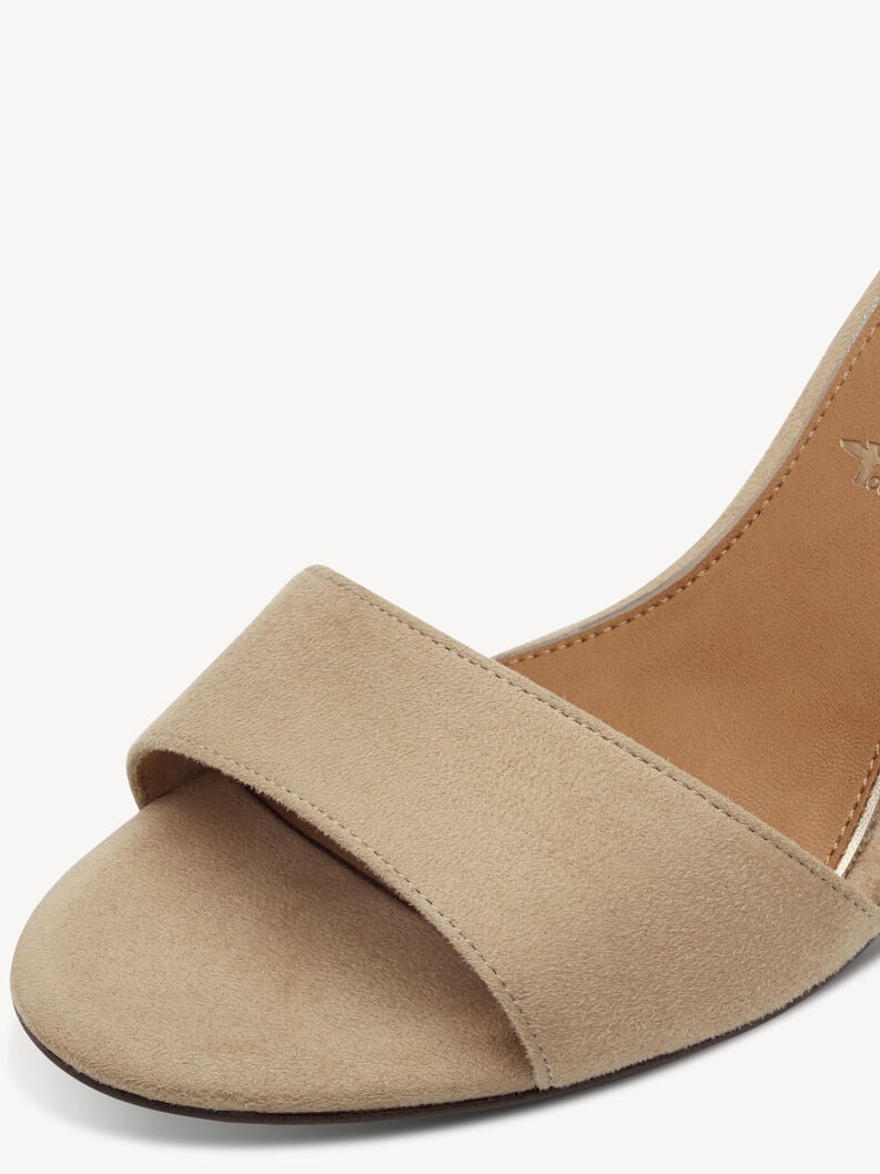 sandalo con tacco - beige 1-28356-42-445 compra tamaris sandali online
