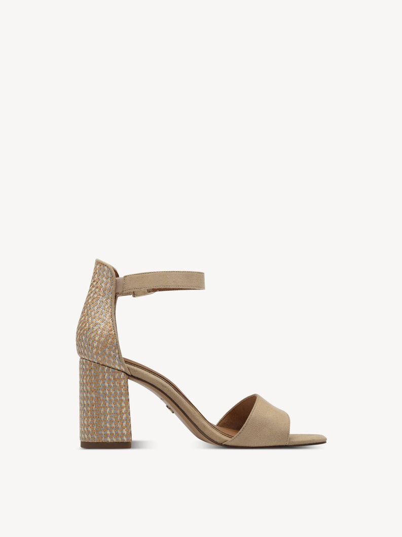 sandalo con tacco - beige 1-28356-42-445 compra tamaris sandali online