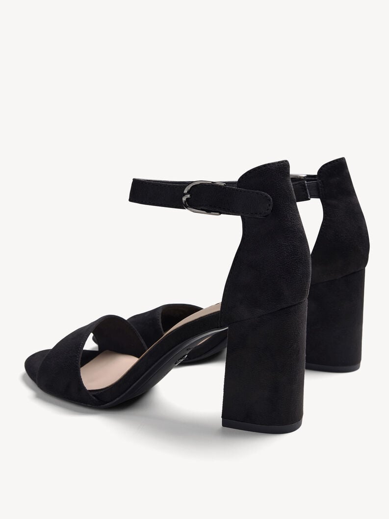 sandalo con tacco - nero 1-28386-42-001 compra tamaris sandali online