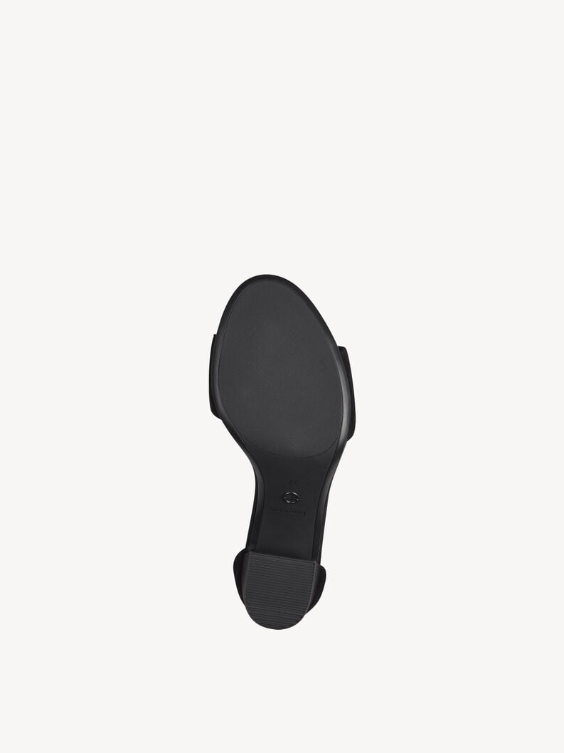 sandalo con tacco - nero 1-28386-42-001 compra tamaris sandali online