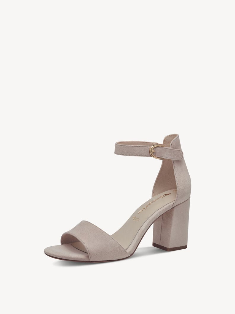 sandalo con tacco - beige 1-28386-42-418 compra tamaris sandali online