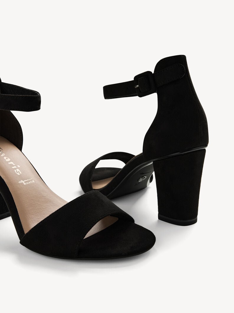 sandalo con tacco - nero 1-28396-42-001 compra tamaris sandali online